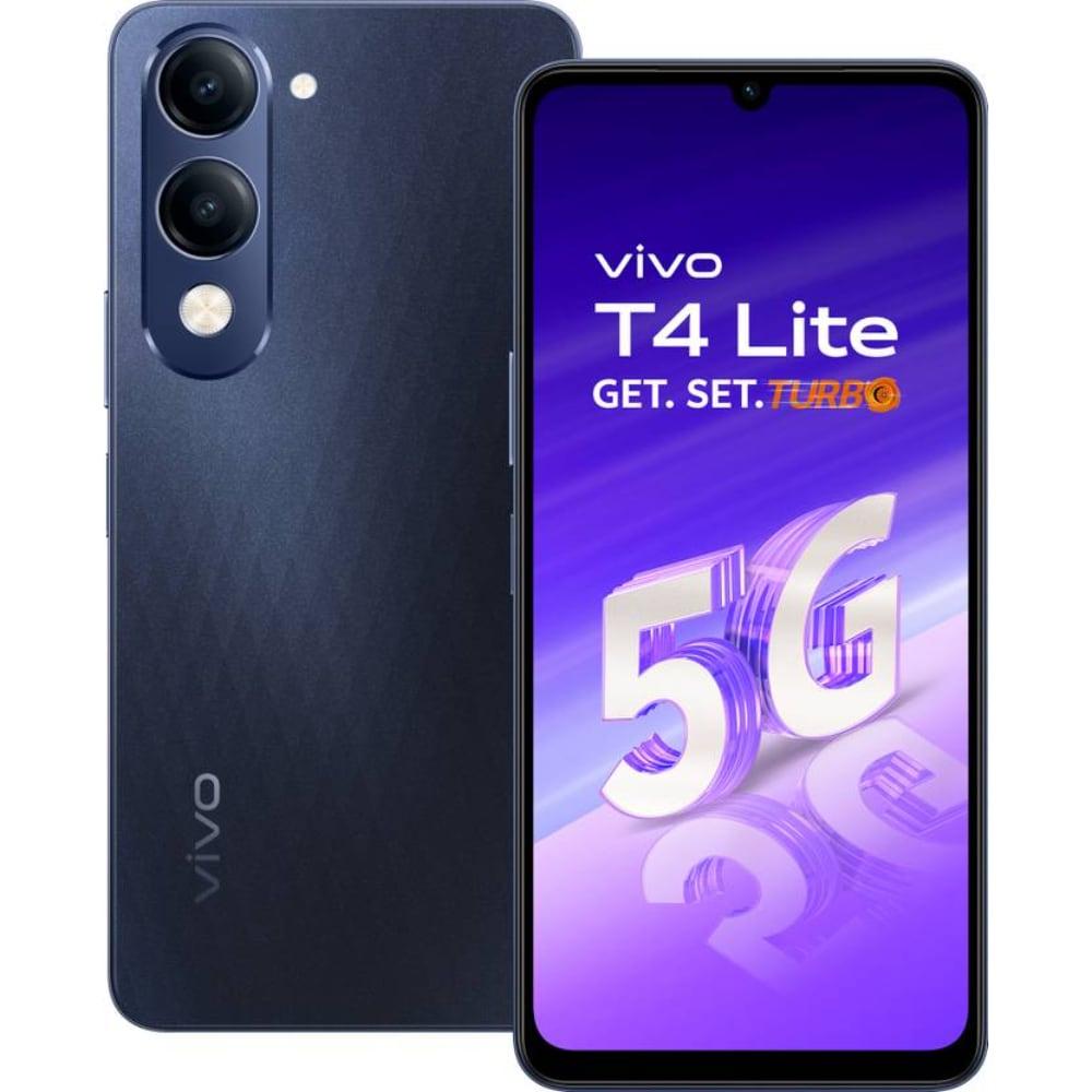 Vivo T4 Lite 5G 4+128GB V2509 Prism Blue at Babloo Mobile, Ankleshwar