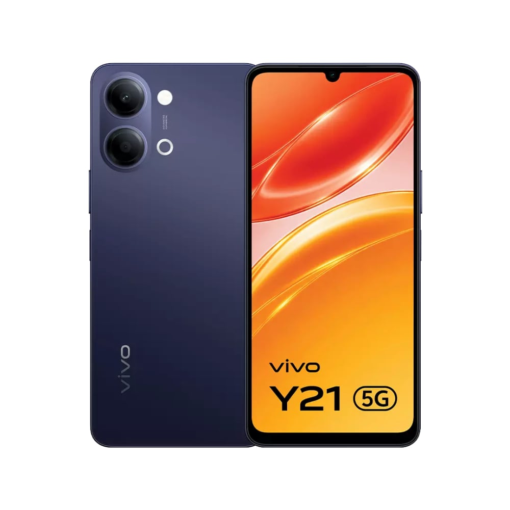 Vivo Y21 5G V2553 4+128GB Midnight Blue at Babloo Mobile, Ankleshwar
