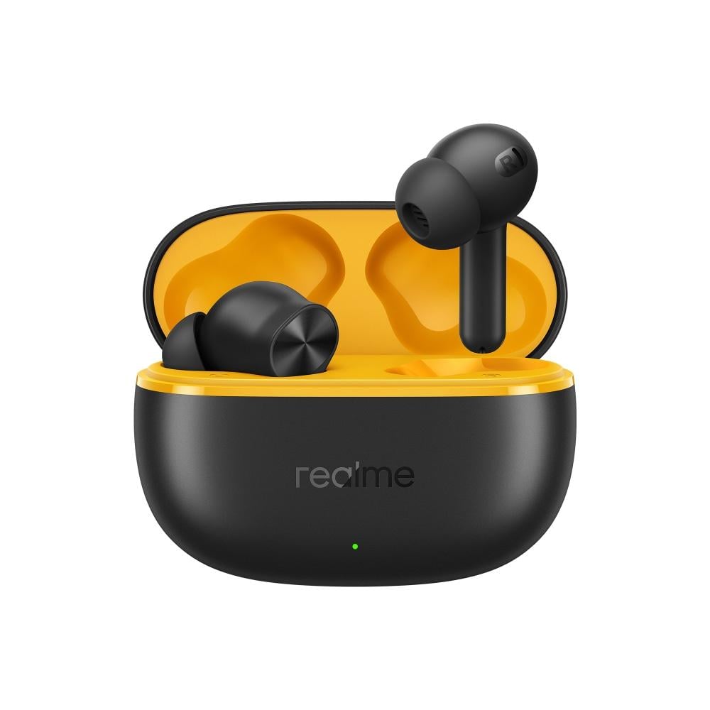 Realme Buds T200 Lite RMA2415-A Volt Black at Babloo Mobile, Ankleshwar