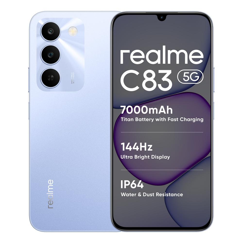 Realme C83 5G 4+128GB RMX5256 Blooming Purple at Babloo Mobile, Ankleshwar