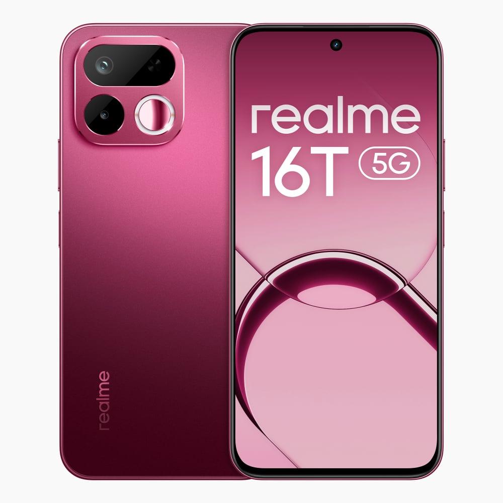 Realme 16T 5G 8+128GB RMX5268 Starlight Red at Babloo Mobile, Ankleshwar
