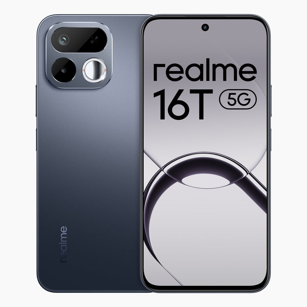 Realme 16T 5G 8+128GB RMX5268 Starlight Black at Babloo Mobile, Ankleshwar