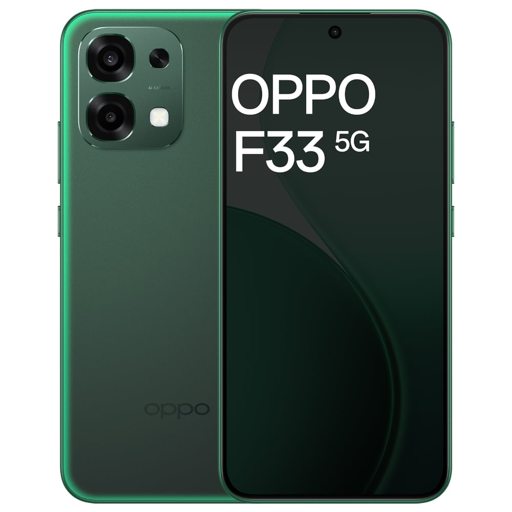 Oppo F33 5G 8+128GB CPH2777 Forest Green at Babloo Mobile, Ankleshwar