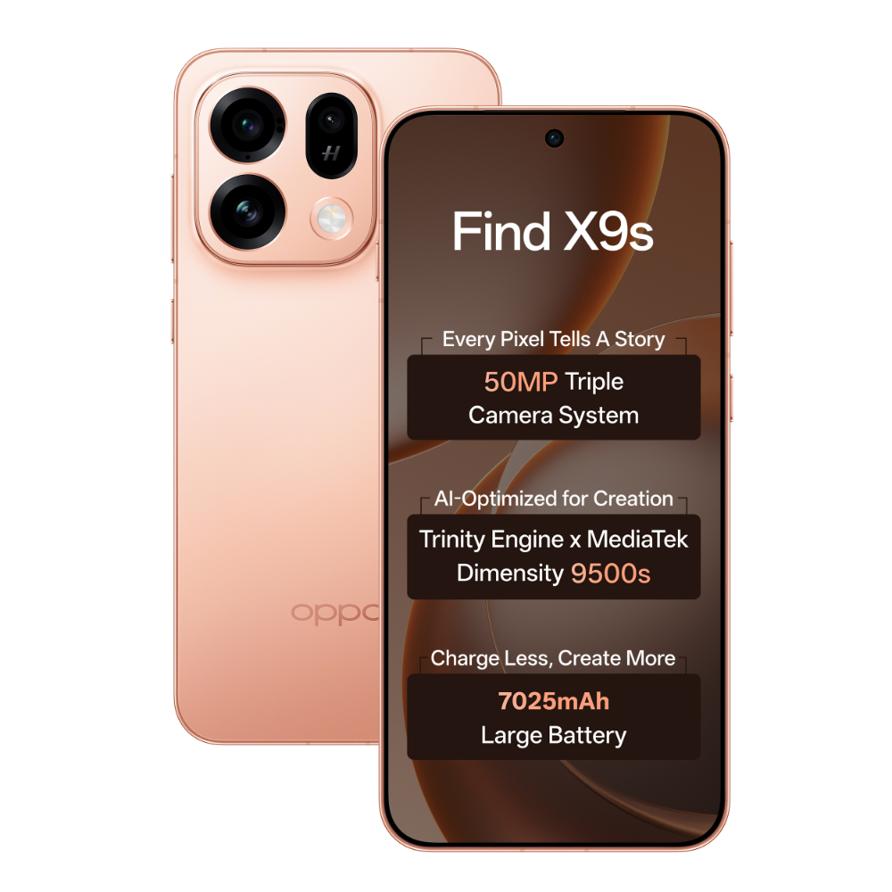Oppo Find X9s 12+512GB CPH2873 Sunset Orange at Babloo Mobile, Ankleshwar
