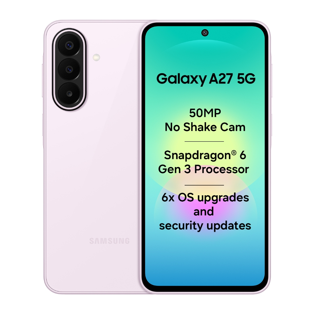 Samsung A276B Galaxy A27 5G 6+128GB Light Pink at Babloo Mobile, Ankleshwar