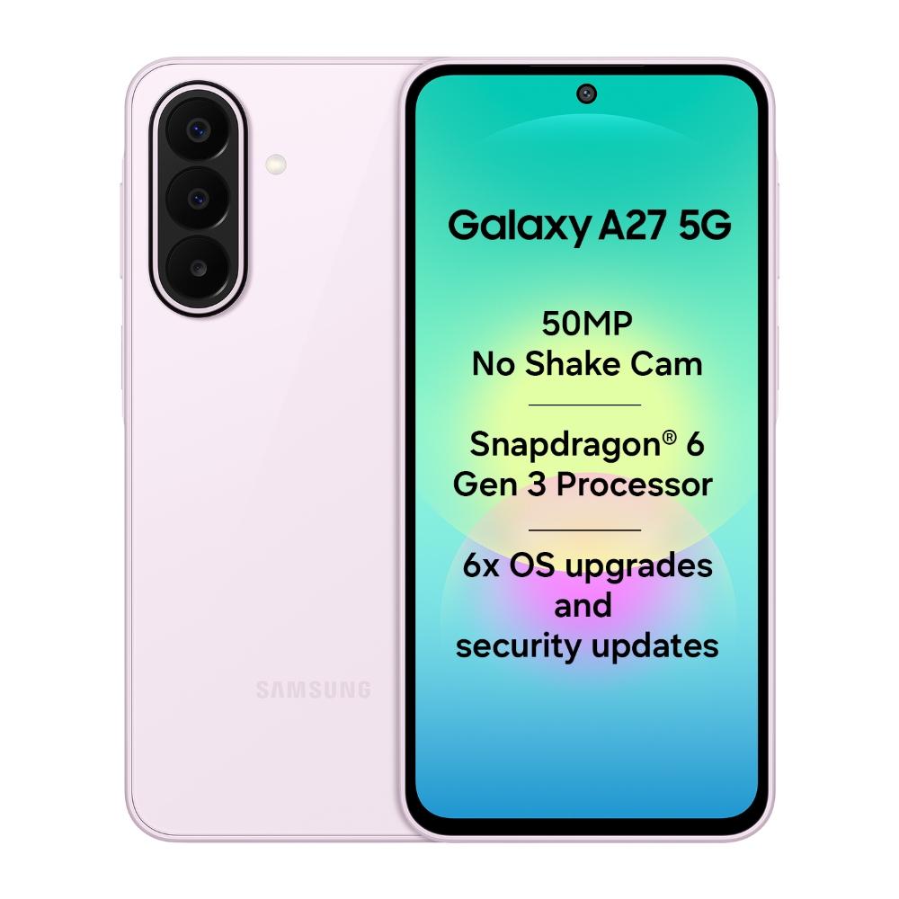 Samsung A276B Galaxy A27 5G 8+128GB Light Pink at Babloo Mobile, Ankleshwar