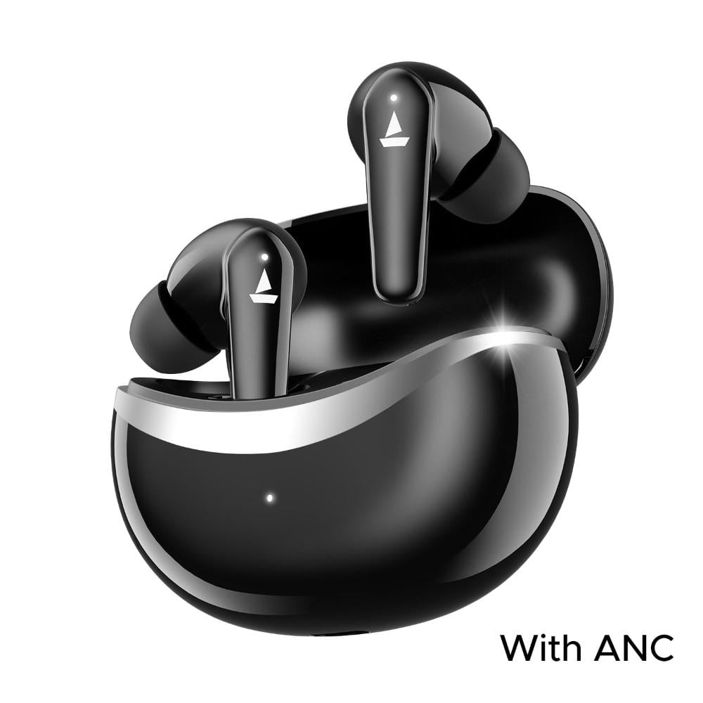 Boat Airdopes 131 Elite ANC Active Black at Babloo Mobile, Ankleshwar