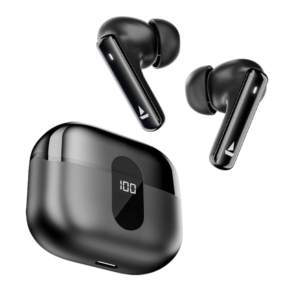 Boat Airdopes Plus 318 Active Black at Babloo Mobile, Ankleshwar