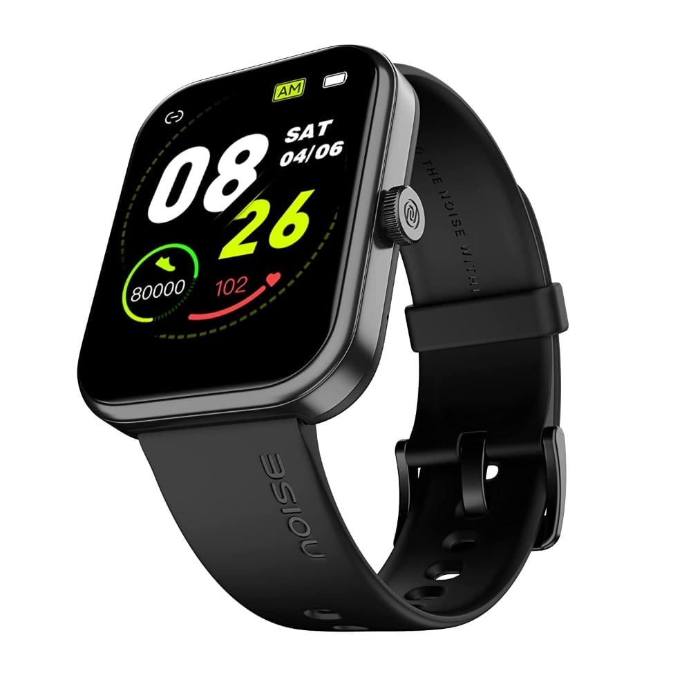 Noise Smart Watch Pulse 2 Max NSW-429 Jet Black at Babloo Mobile, Ankleshwar